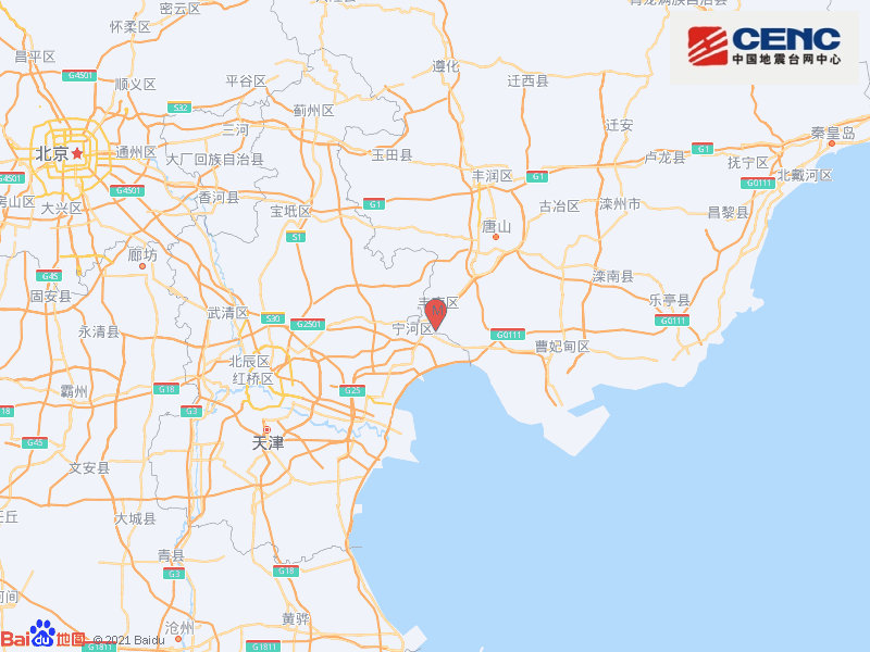 河北唐山发生3.0级地震