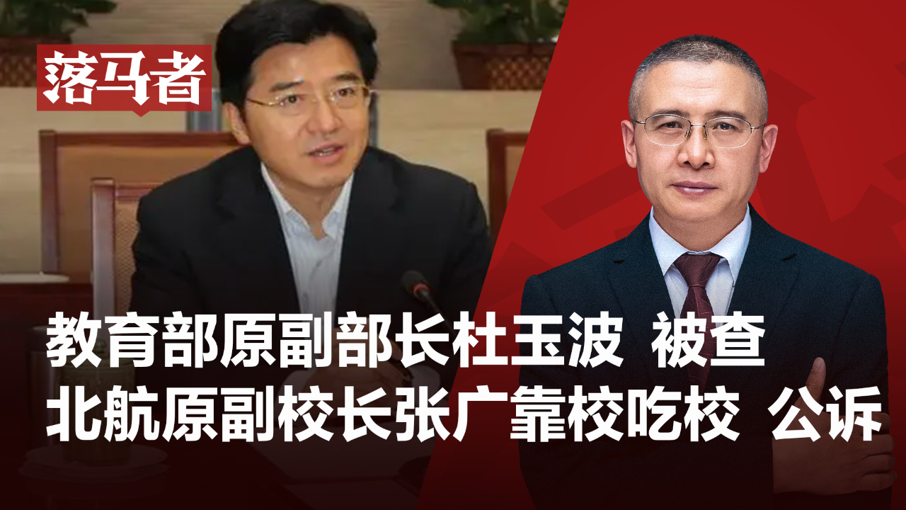 教育部原副部长杜玉波被逮捕