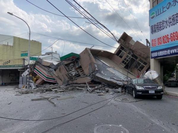 台湾花莲县海域连发两次4级以上地震
