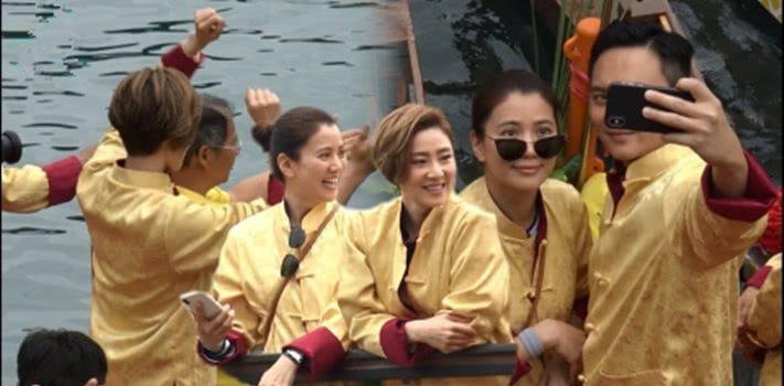 佛山龙舟赛鼓手神似吴彦祖