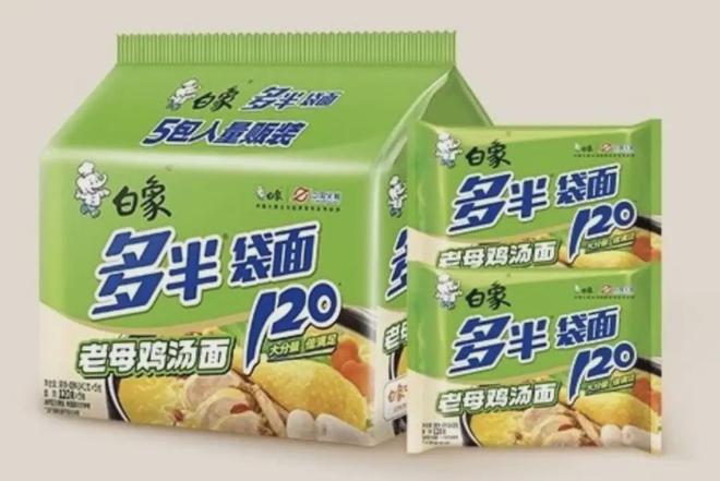 白象多半袋面的“多半”是商标