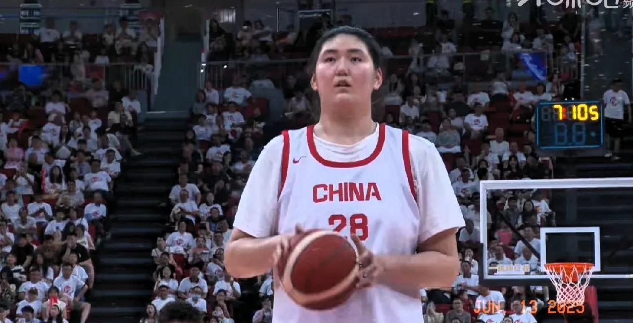 张子宇中国女篮首秀